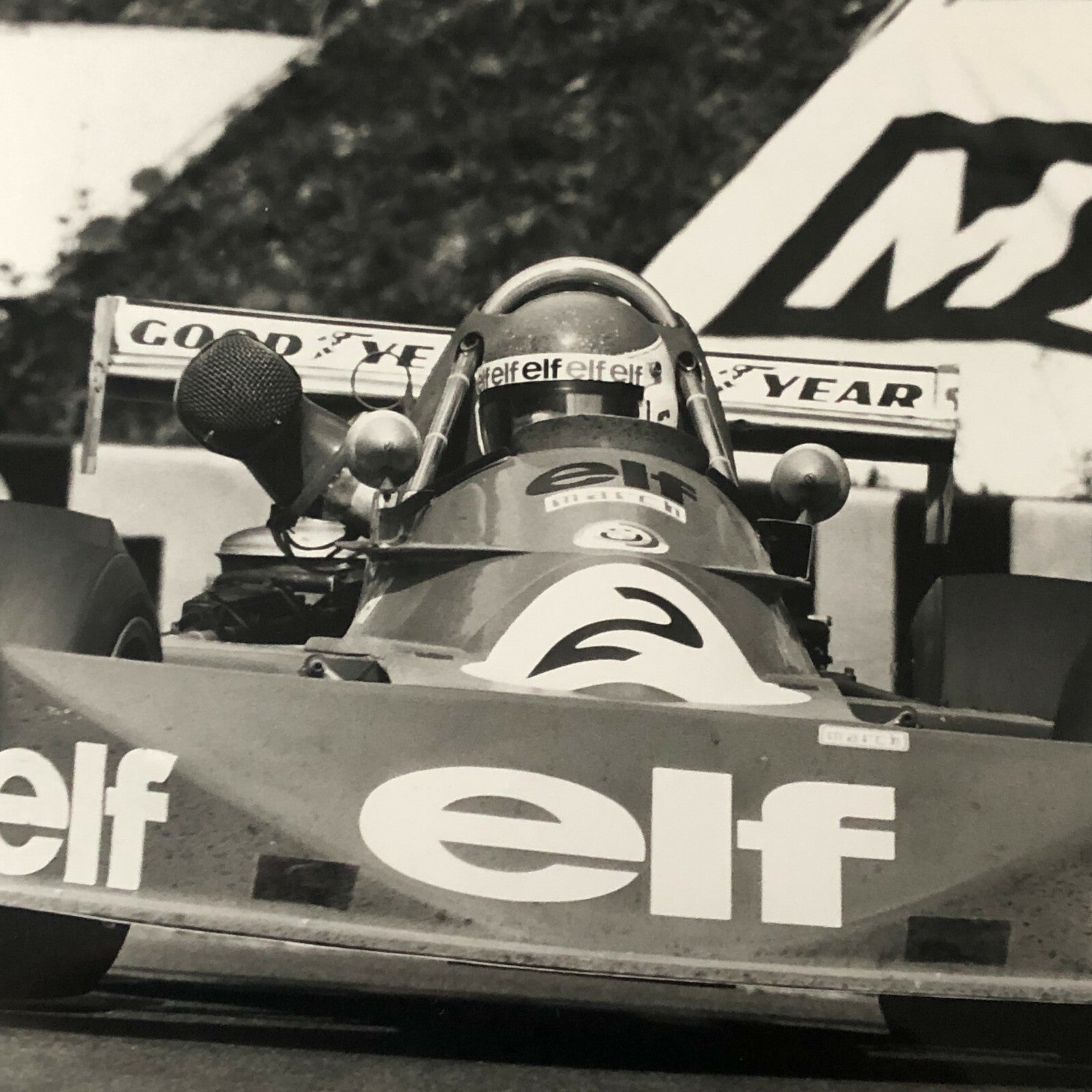 Vintage 1975 Formula 2 F2 Racing Photo Photograph Rouen Michel Leclere BMW 