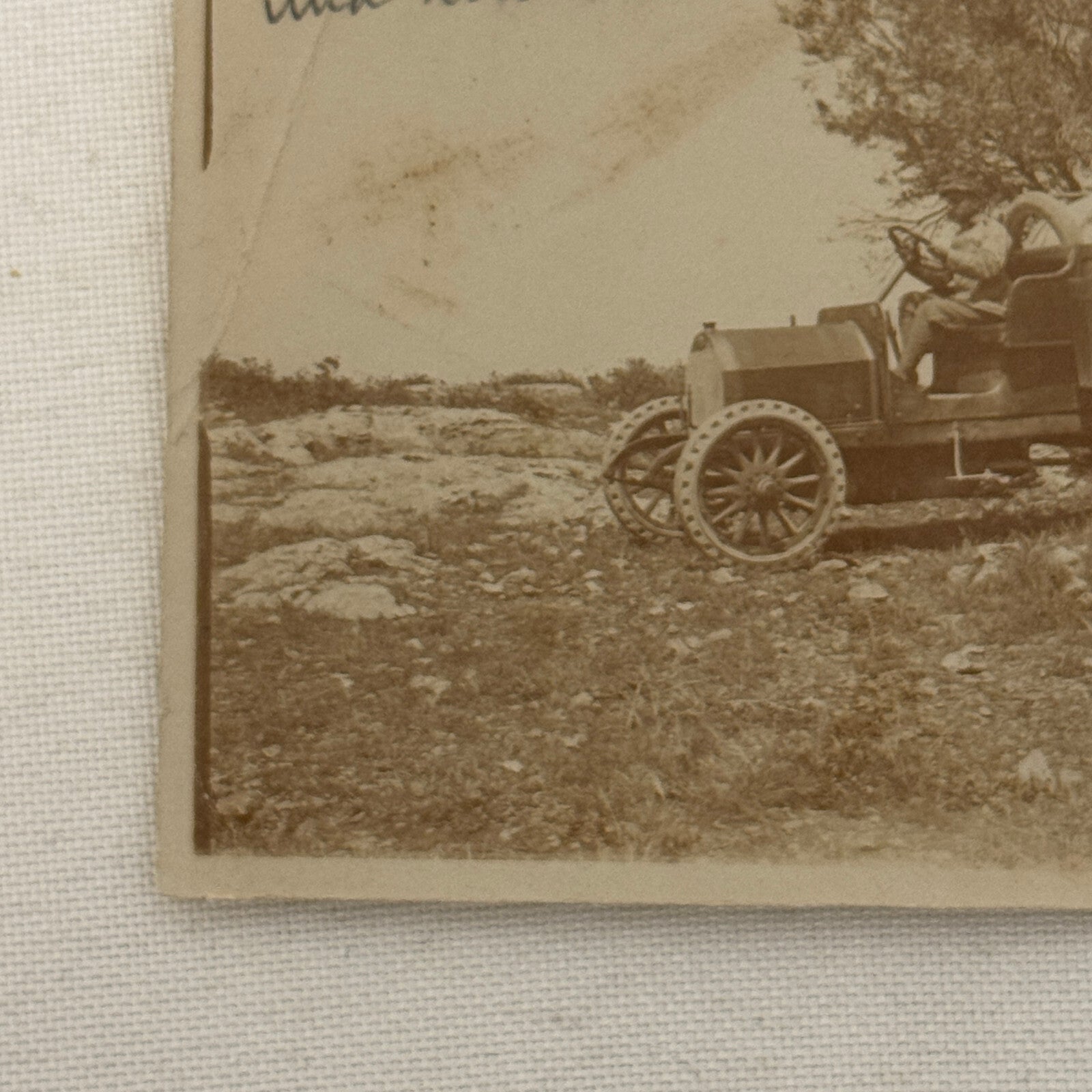 Vintage Photograph Photo Early Antique Truck Automobile Man