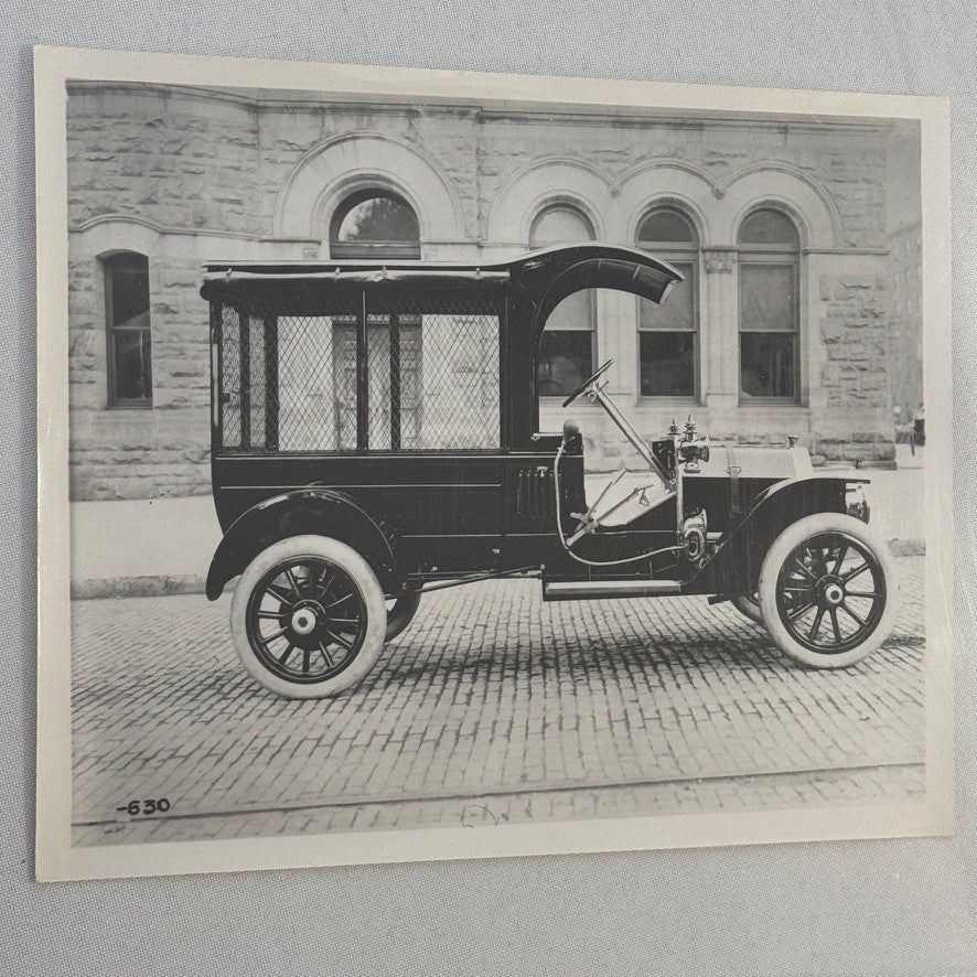 1907 Oldsmobile Mail Car Photo Photograph Vintage Image Modern Print