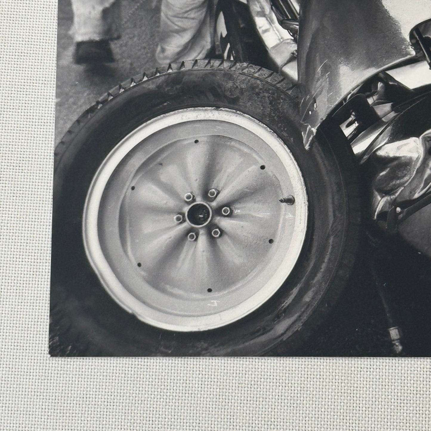 1961 Monaco Grand Prix Innes Ireland Lotus Car Crash Photo Photograph Modern
