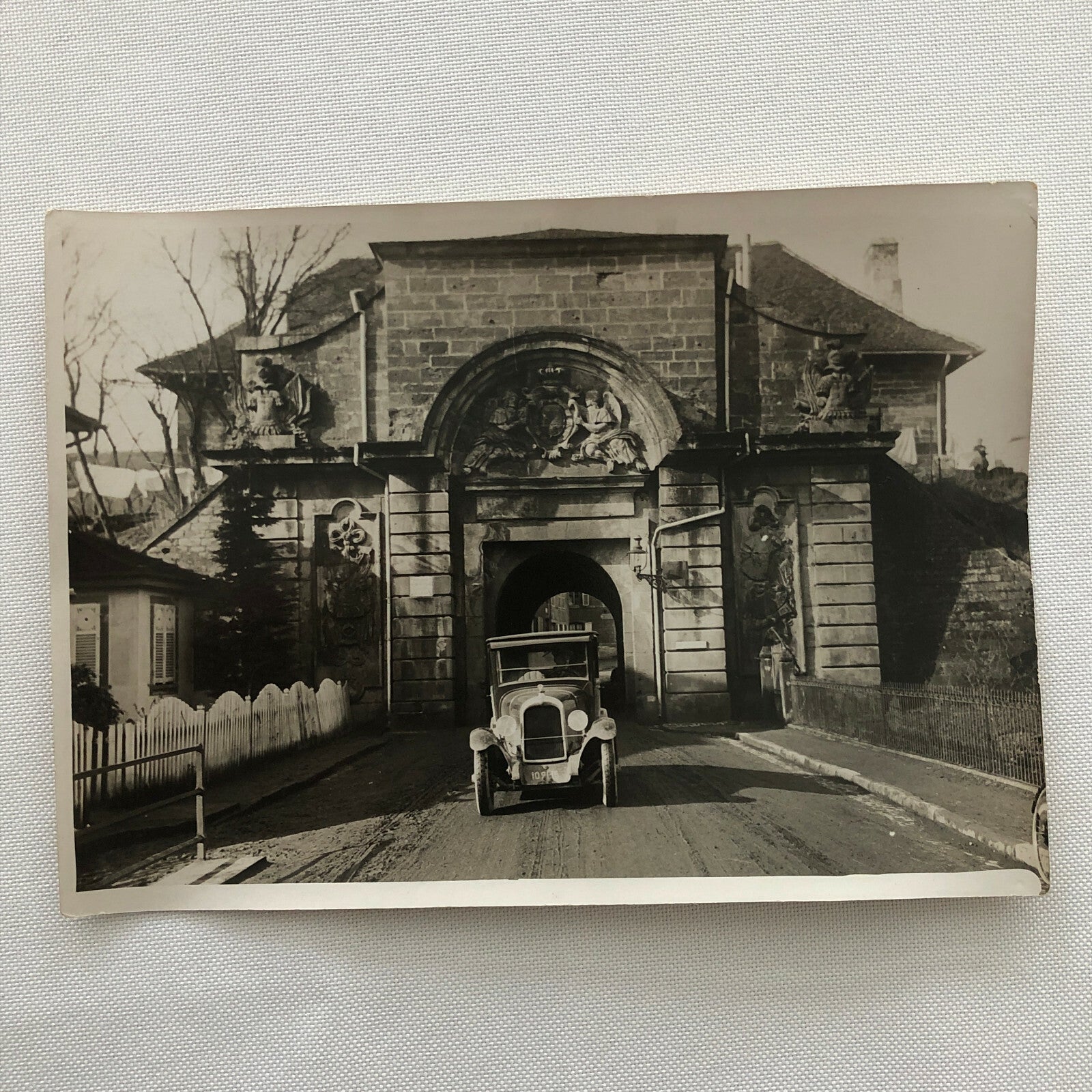 Antique Press Photo Photograph Agence Meurisse Paris Nice Rally ? Racing Car 