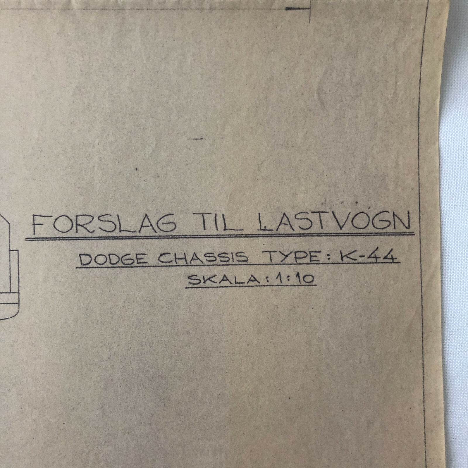 1934 Coachbuilder Truck Design Blueprint Rendering Blue Print Coach Pickup Truck