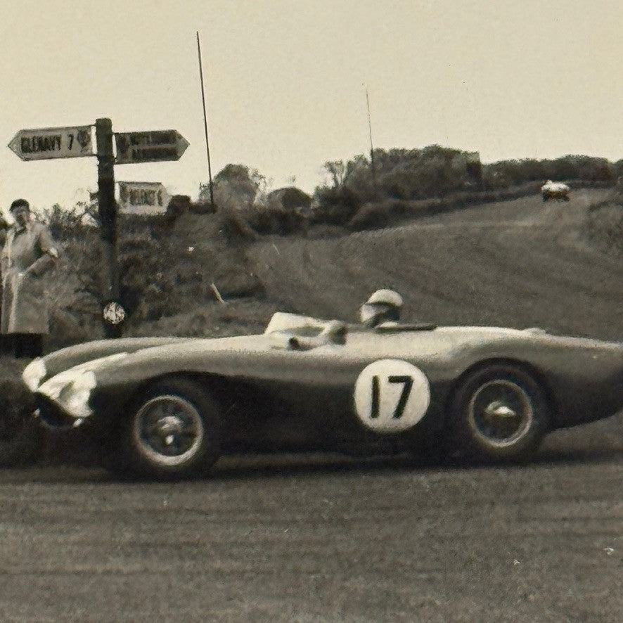 Vintage Racing Photo Photograph 1954 TT Tourist Trophy Race Unidentified Car