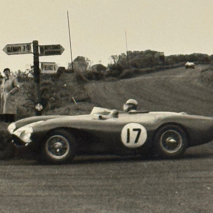 Vintage Racing Photo Photograph 1954 TT Tourist Trophy Race Unidentified Car