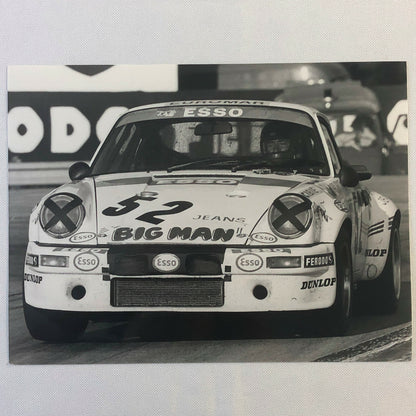 Vintage Racing Photo Photograph 1976 24 Hours of LeMans Porsche 911 RSR Car