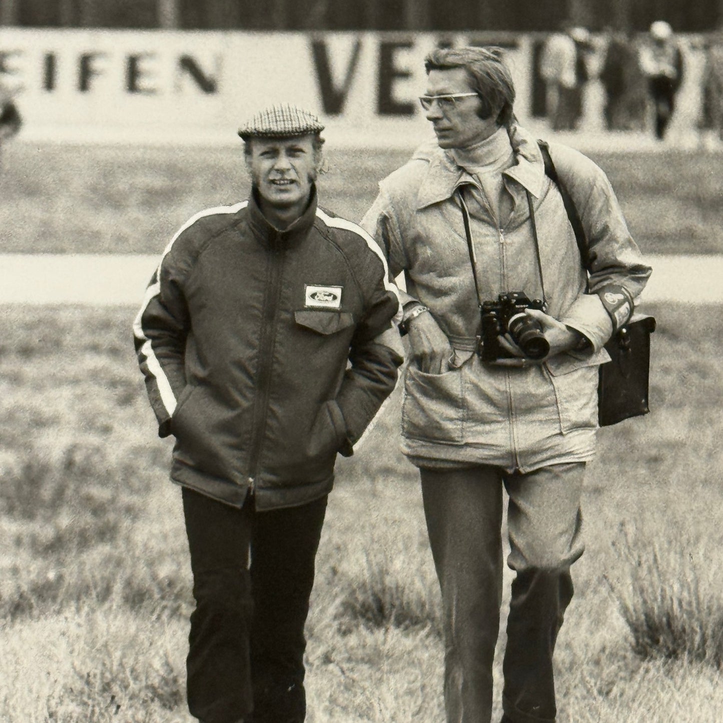 Vintage Racing Photo Niki Lauda Michael Kranefuss 1972 Hockenheim F2 Motorsport