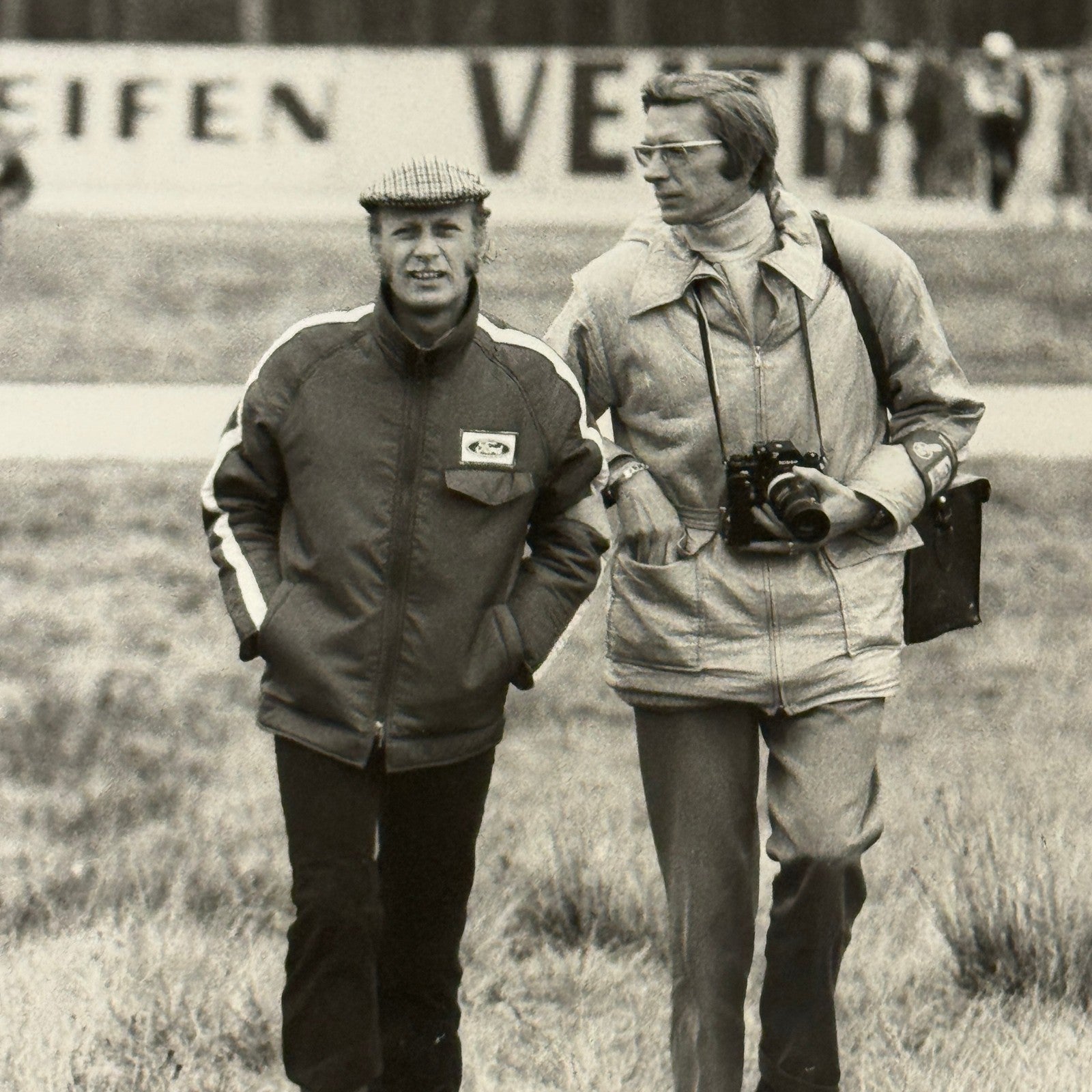Vintage Racing Photo Niki Lauda Michael Kranefuss 1972 Hockenheim F2 Motorsport