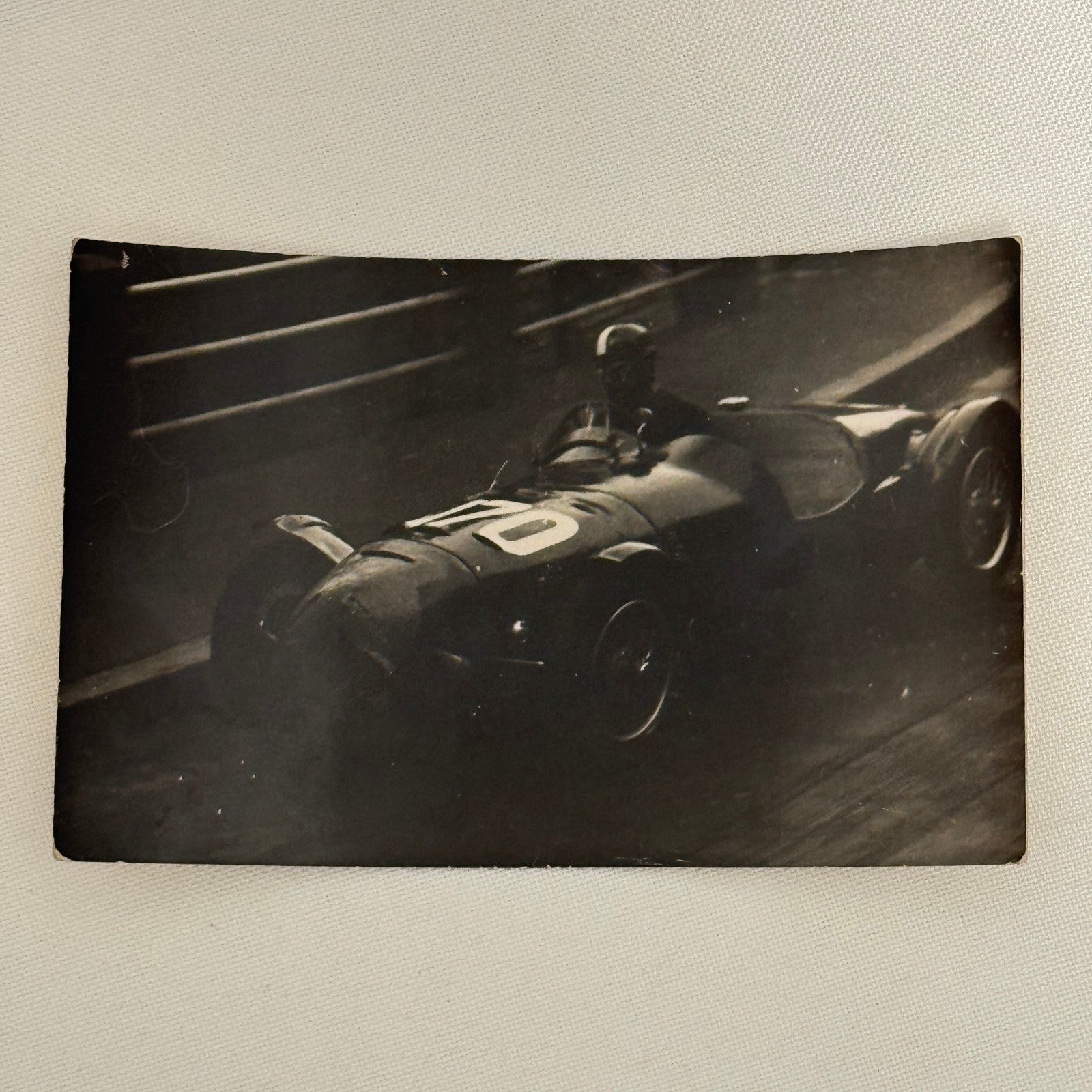 Vintage Racing Car Photo Photograph Print