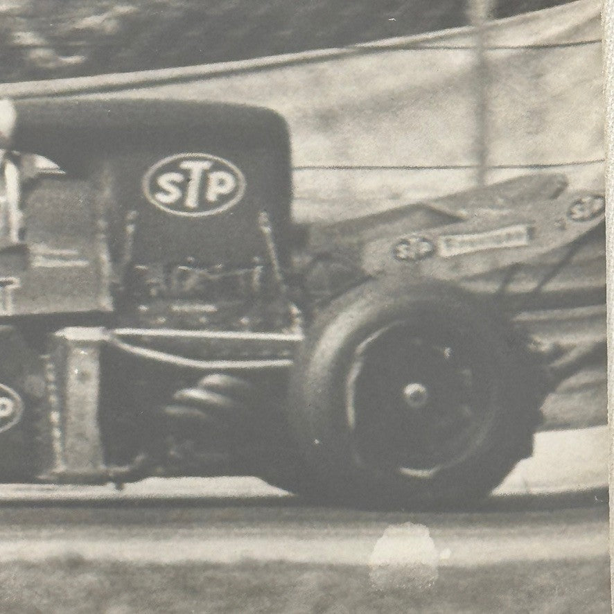 Vintage Racing Press Photo Ronnie Peterson Italian Grand Prix Race Monza 1971