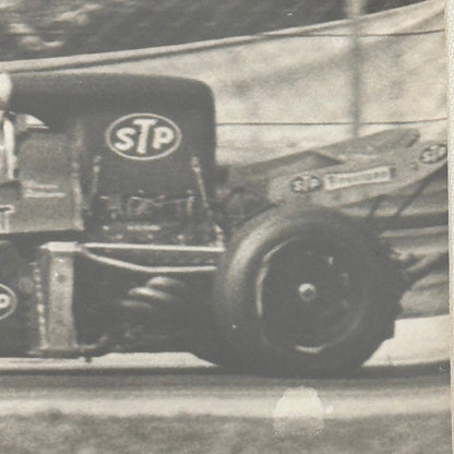 Vintage Racing Press Photo Ronnie Peterson Italian Grand Prix Race Monza 1971