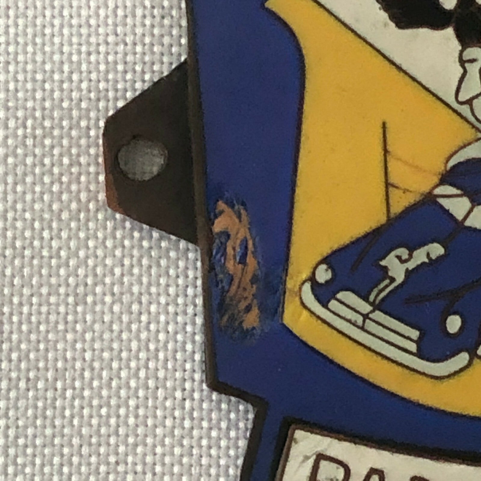 1953 Radio Rallye Dutch Car Club Enamel Rally Rallye Participant Badge Emblem 