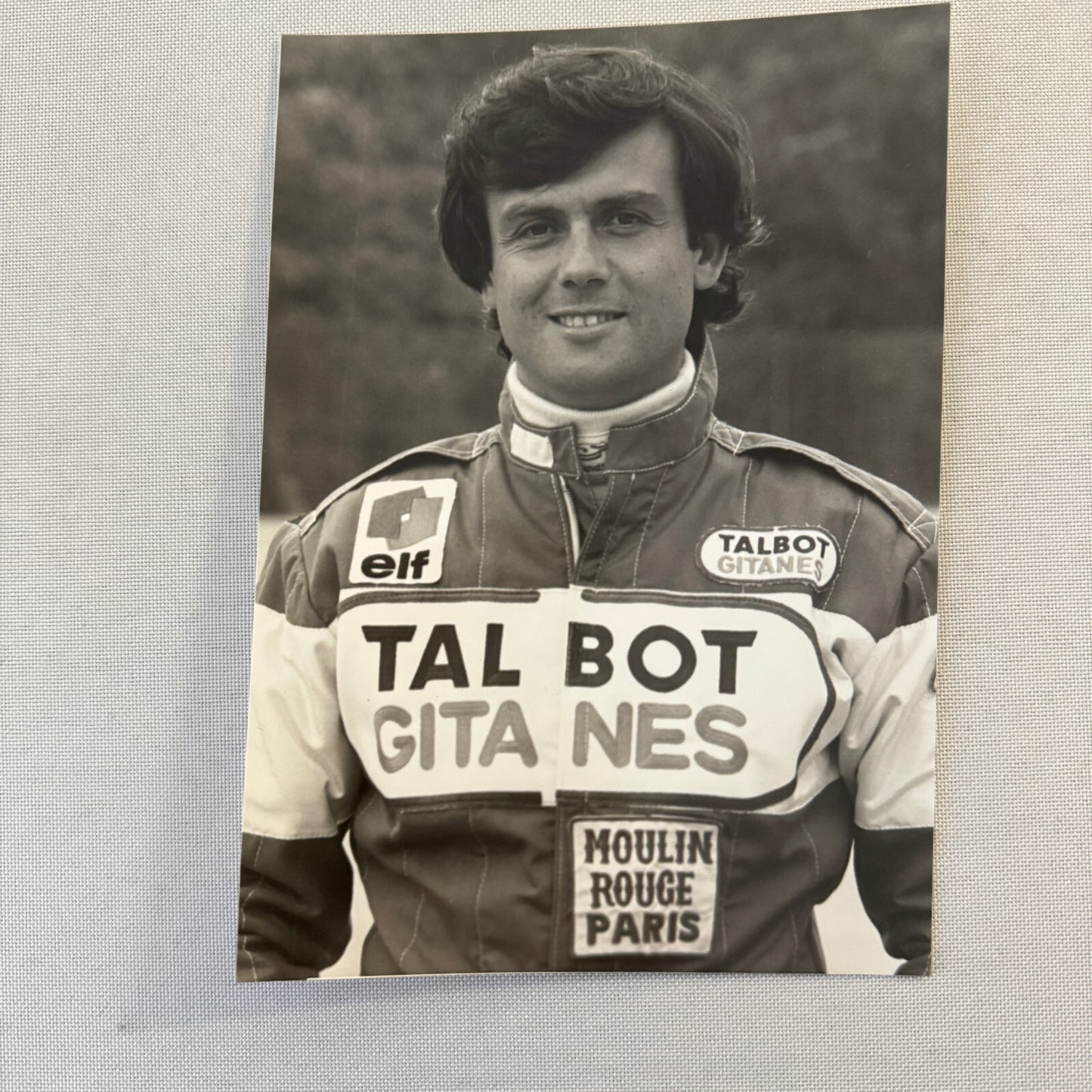 Patrick Tambay Racing Driver Photo Photograph Print ELF Talbot Gitanes