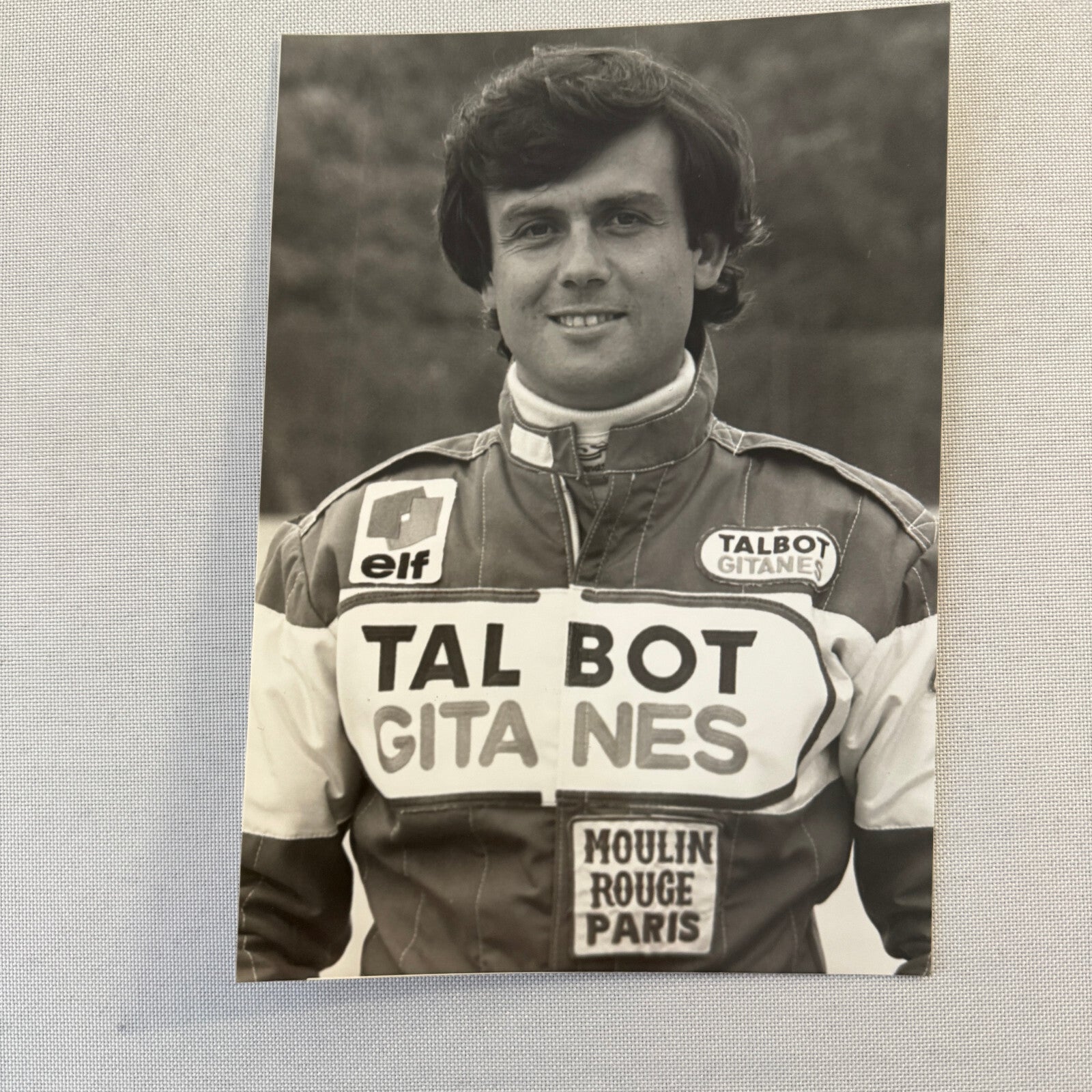 Patrick Tambay Racing Driver Photo Photograph Print ELF Talbot Gitanes