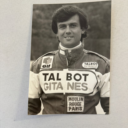 Patrick Tambay Racing Driver Photo Photograph Print ELF Talbot Gitanes