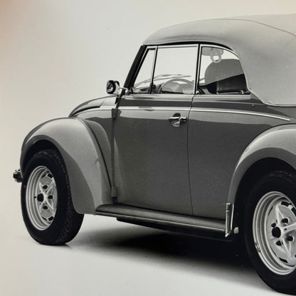 Vintage Volkswagen Beetle Convertible VW Bug Car Photo Photograph Cabriolet