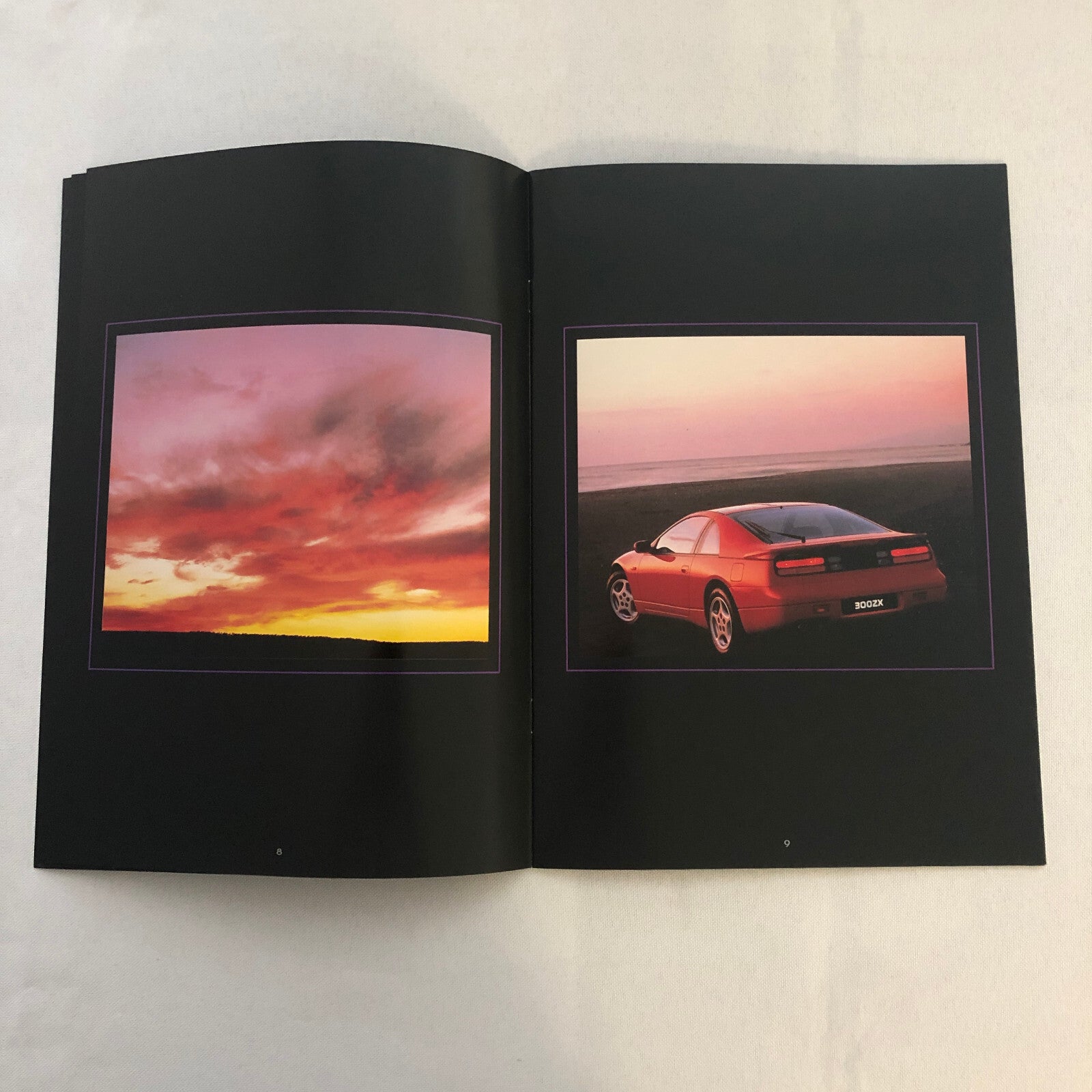 Vintage Nissan 300ZX Car Sales Brochure Catalog 300 ZX GERMAN Text European