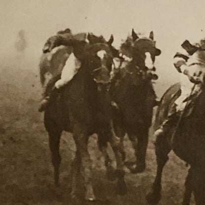 Press Photo Photograph Manchester Horse Racing Race Underwood & Underwood Photo