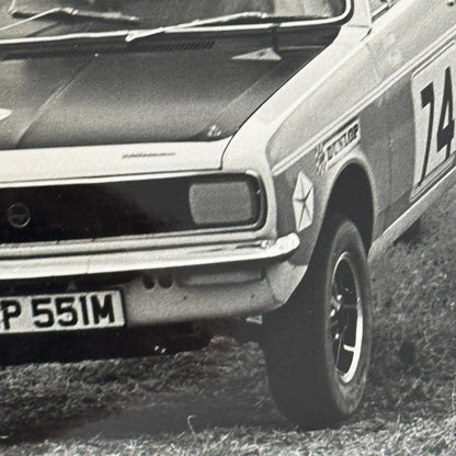 Vintage Chrysler Avenger Rally Racing Car Photo UK Rallye Photograph Print