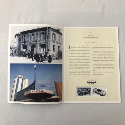 2014 Maserati Sales Brochure GT Cambiocorsa Gransport Quattroporte GERMAN TEXT 