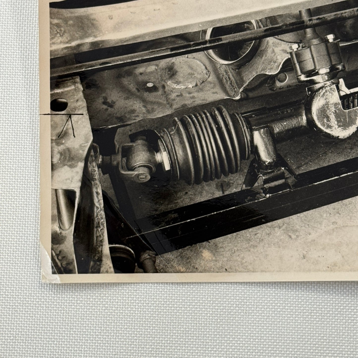 Vintage Car Steering Assembly Photo Photograph Dr Seifert Stamp