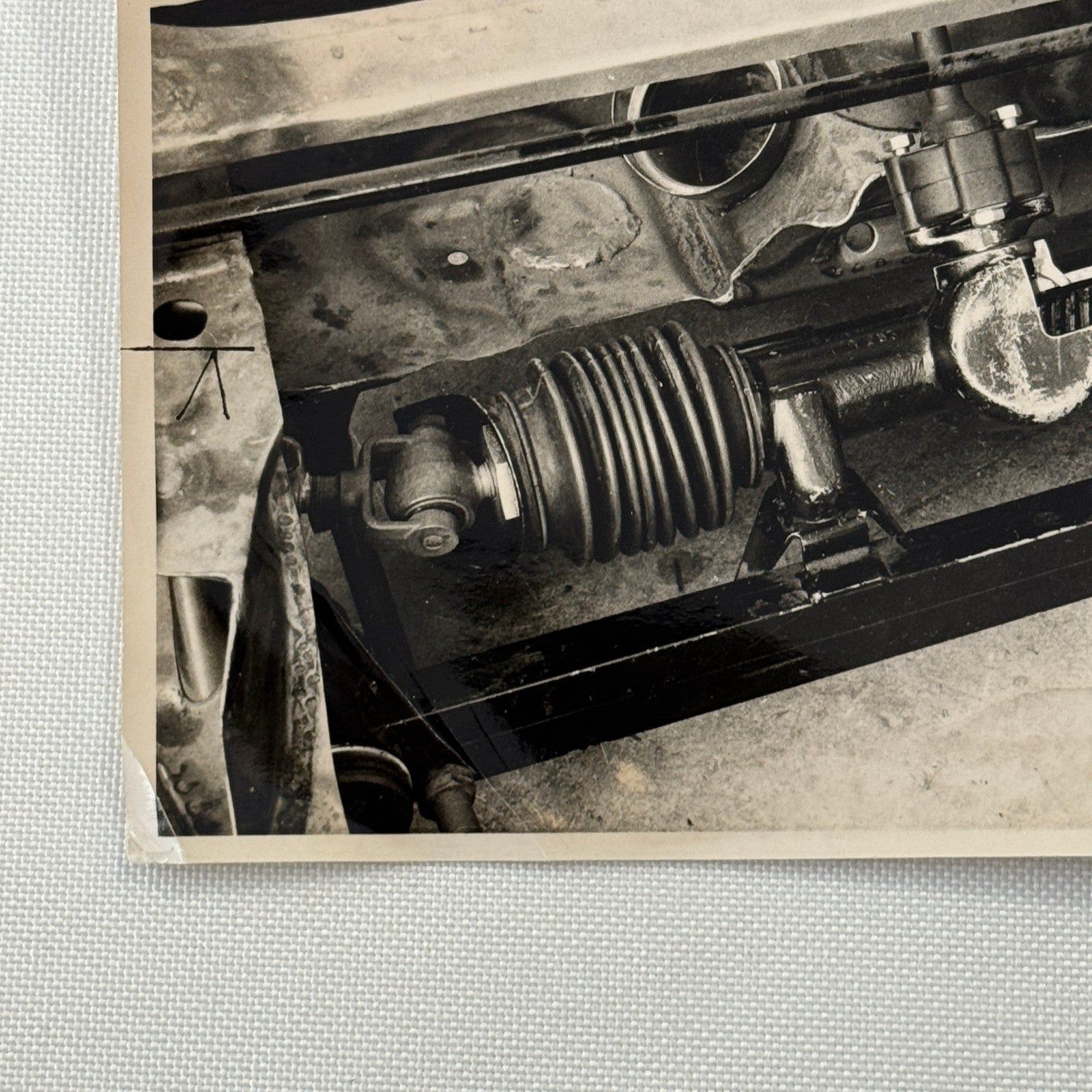 Vintage Car Steering Assembly Photo Photograph Dr Seifert Stamp