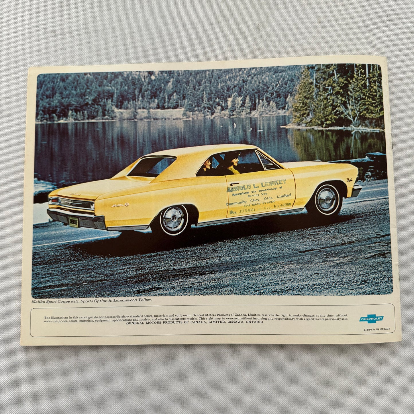 1966 Chevrolet Chevelle Sales Brochure Catalog Malibu Convertible 300 Wagon