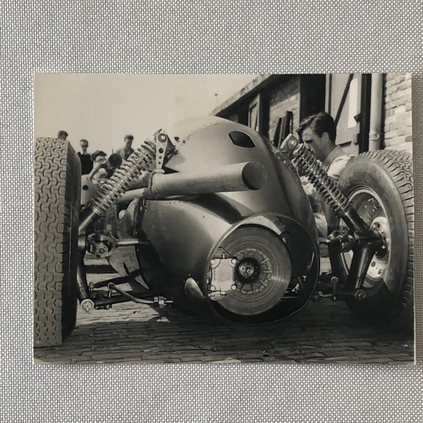 Vintage Racing Photo Photograph BRM Car 1960