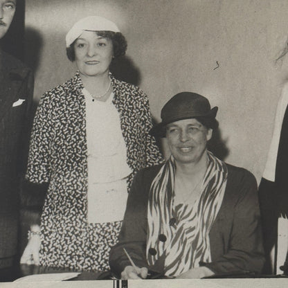 Press Photo Photograph First Lady Eleanor Roosevelt Charity Ball Underwood
