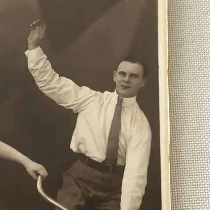 Circus Performer Balancing Act on Bicycle Photo Photograph Berlin Germany