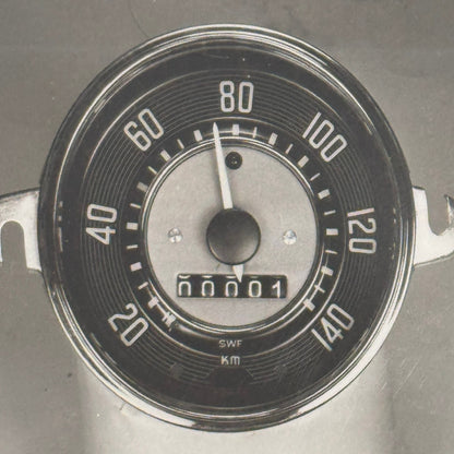Vintage Volkswagen Beetle Speedometer Part Photo Photograph Print