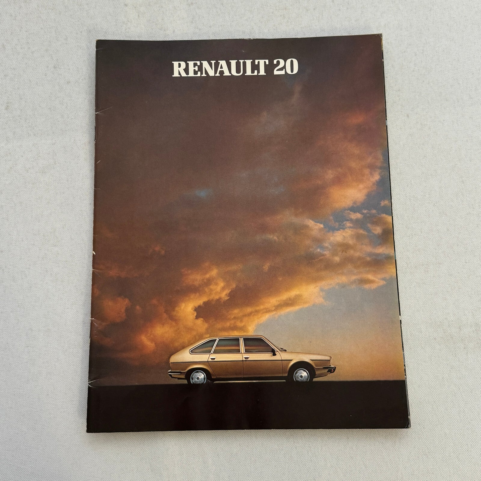 Renault 20 Car Sales Brochure Catalog Vintage Advertising TS TX GTD