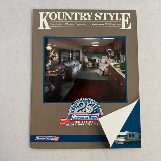 1993 Newmar Kountry Style RV Sales Brochure Catalog London Aire Mountain Aire +