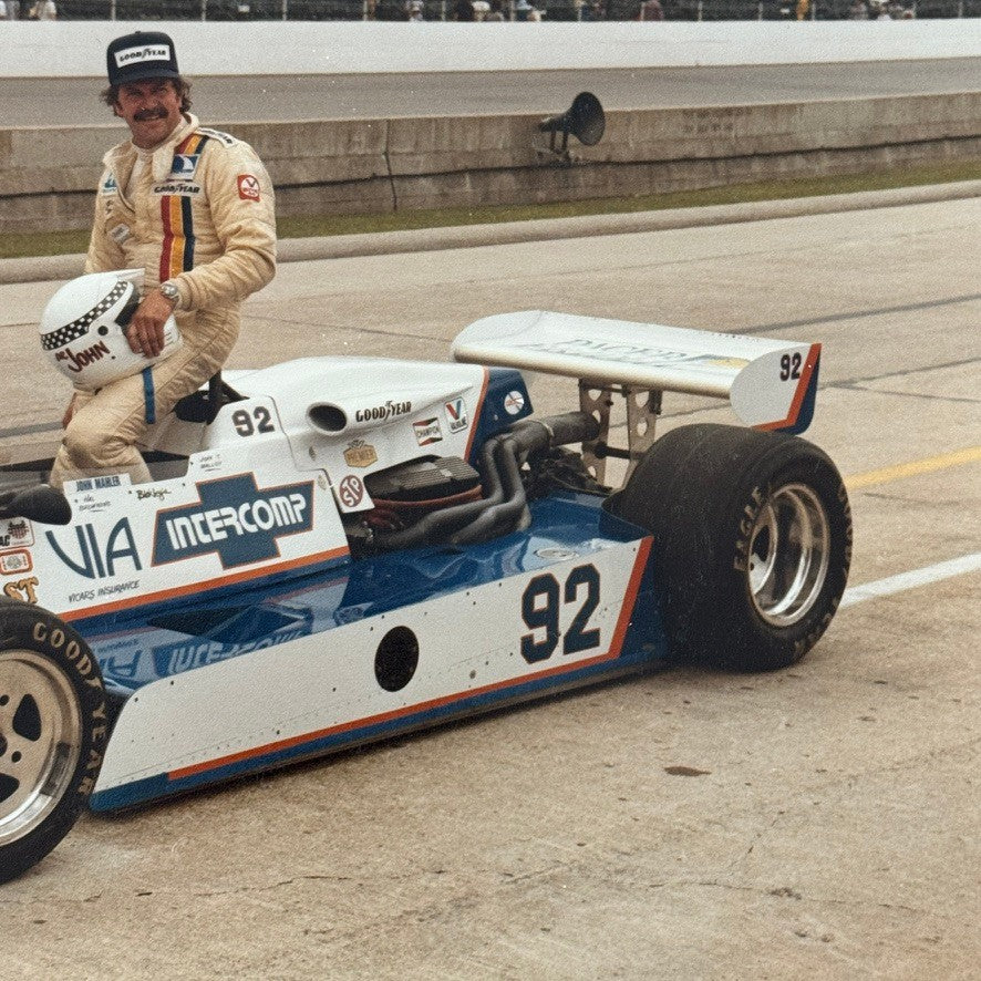John Mahler Racing Driver Photo Photograph Modern Print