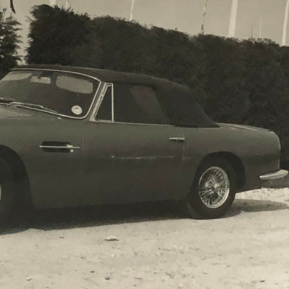 Vintage 1967 Aston Martin Volante Convertible Car Photo Photograph Print