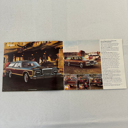 1978 Ford LTD Car Sales Brochure Catalog Hardtop Sedan Station Wagon Squire