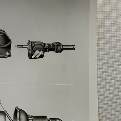 1950 Chevrolet Powerglide Transmission Factory Press Photo Photograph Vintage