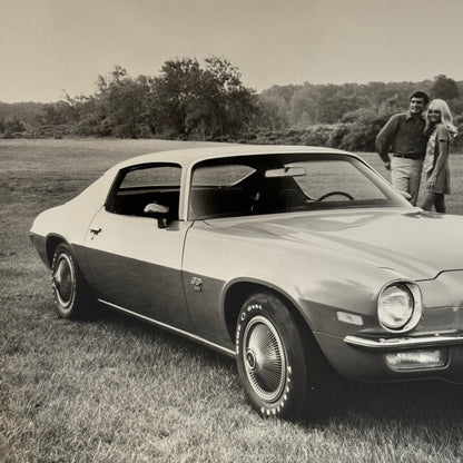 1971 Chevrolet Camaro SS Coupe Factory Press Photo Photograph Vintage RARE UK