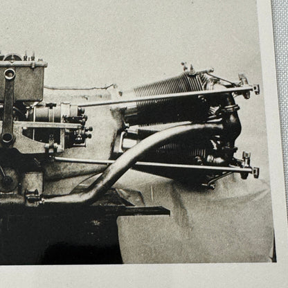Vintage Austro Daimler Car Engine Photo Photograph Porsche Factory Werkfoto