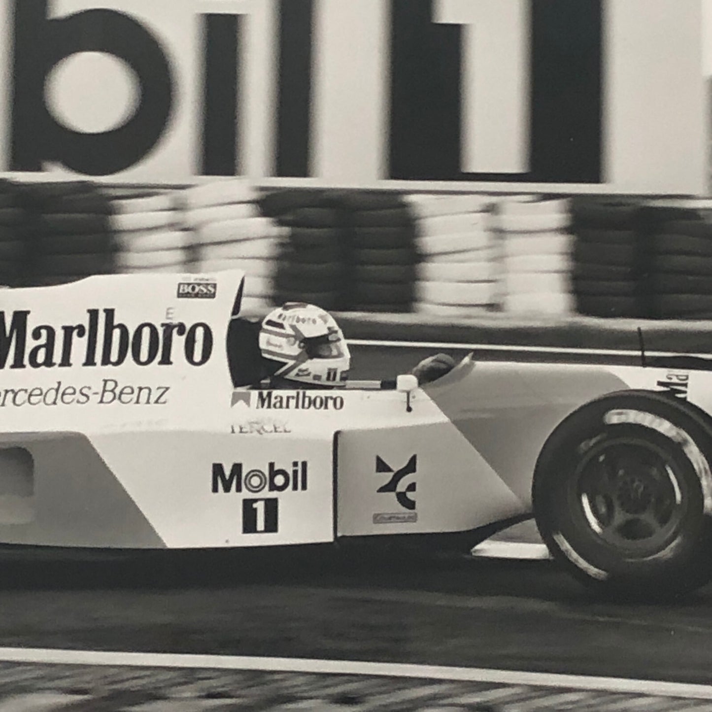 Nigel Mansell McLaren Mercedes MP4/10 Portugal Photo Photograph F1 Formula One