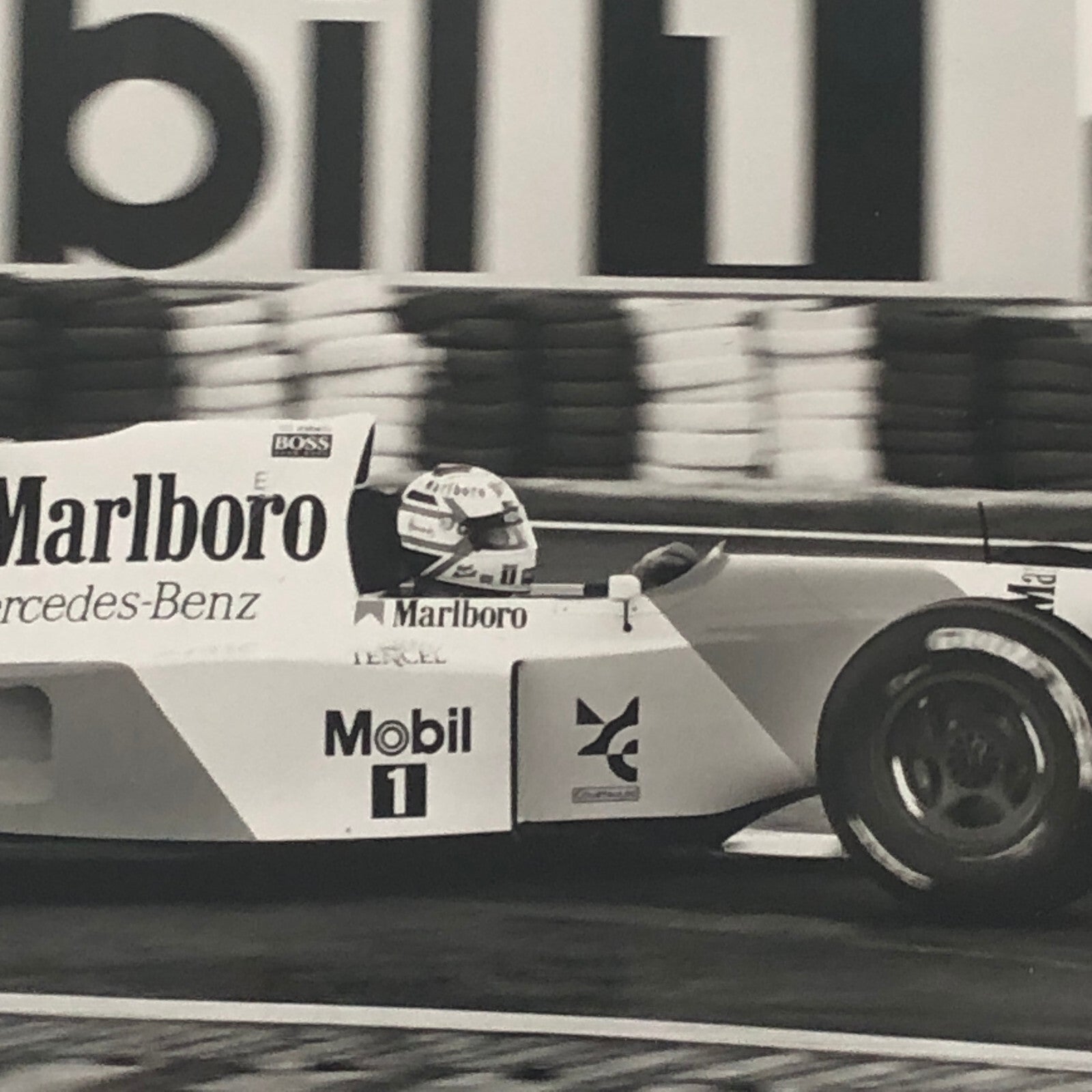Nigel Mansell McLaren Mercedes MP4/10 Portugal Photo Photograph F1 Formula One