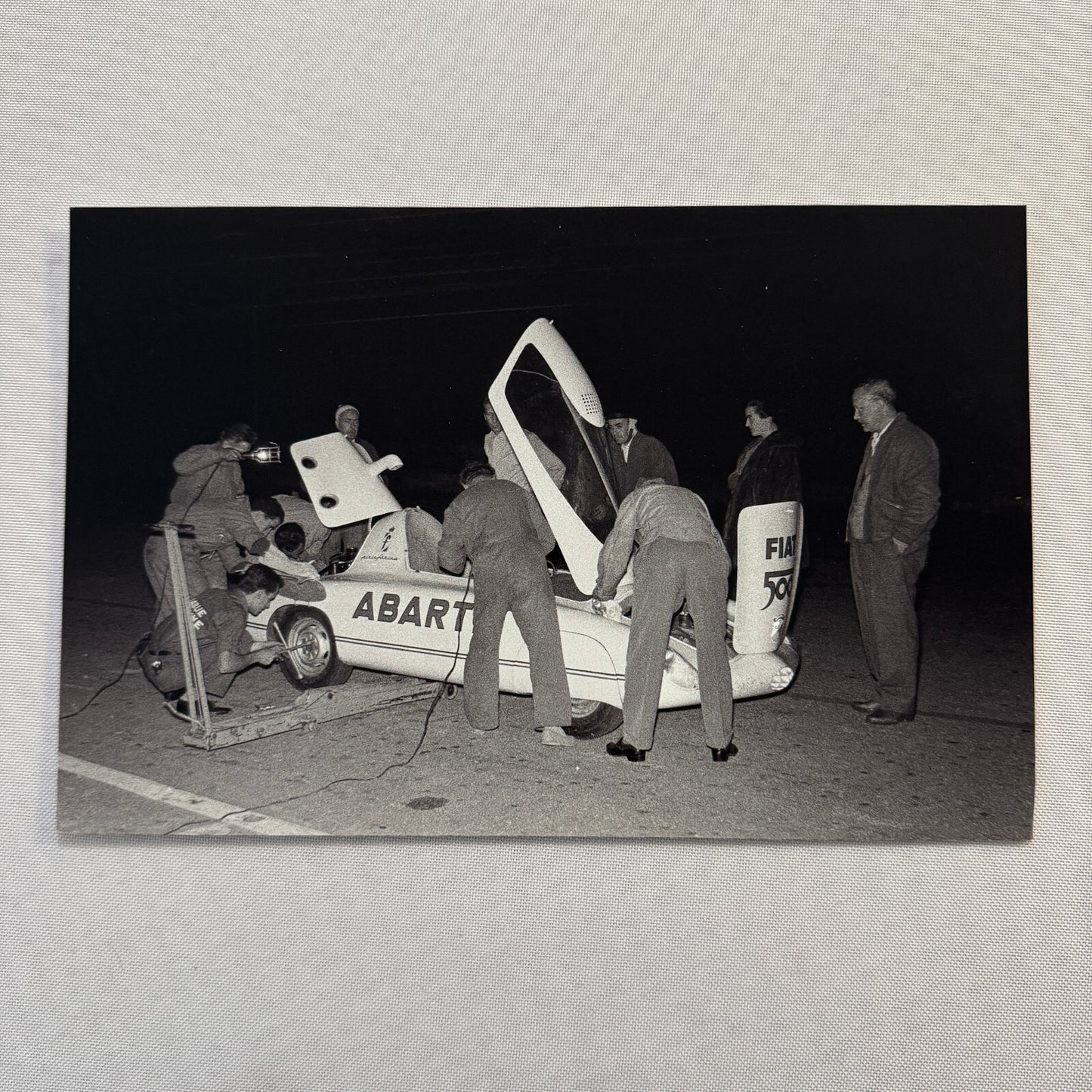 Fiat 500 Abarth Car Monza 1958 Photo Photograph Modern Print