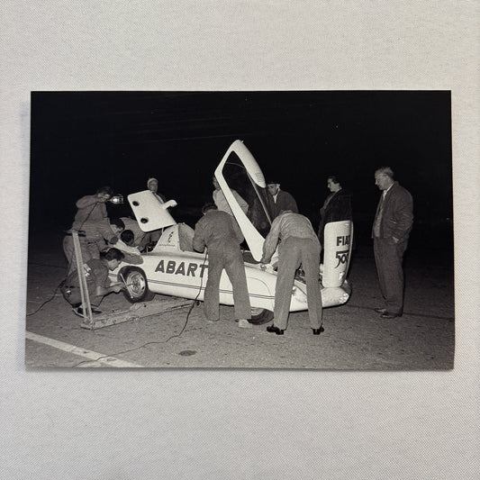 Fiat 500 Abarth Car Monza 1958 Photo Photograph Modern Print