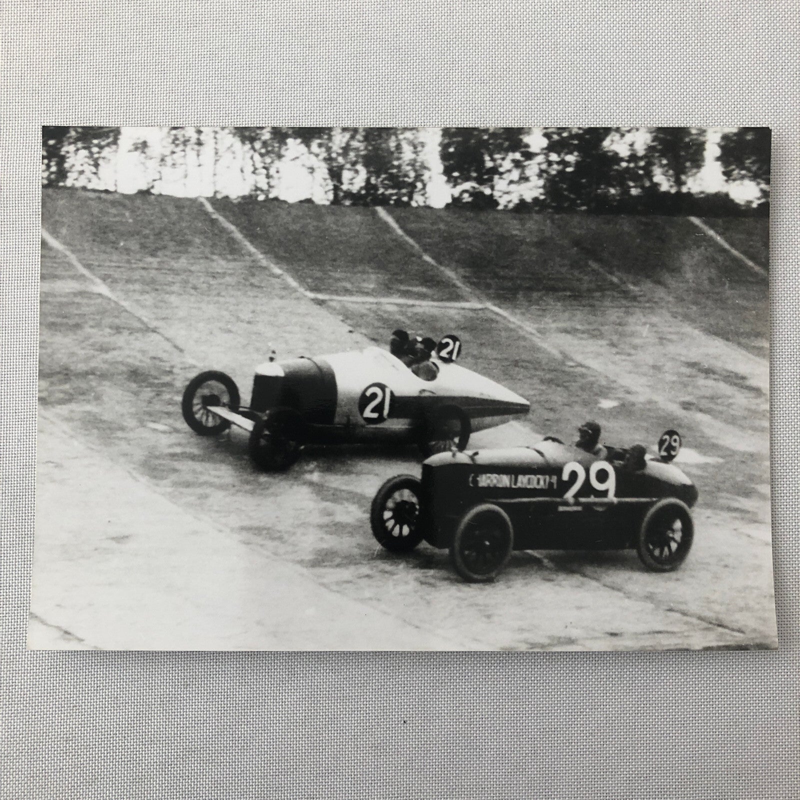 Vintage Car Racing Photo Photograph Charron Laycock AC - Modern Era Print 
