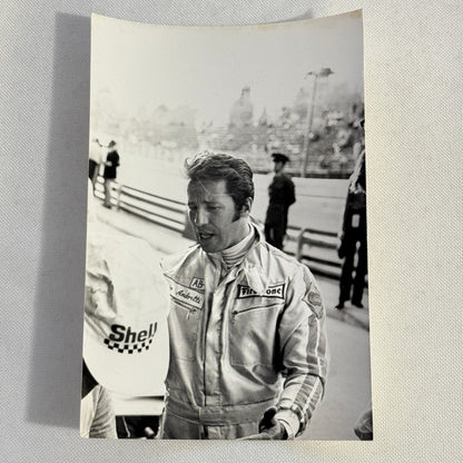 Vintage Mario Andretti Racing Driver Photo Photograph Print Motorsport