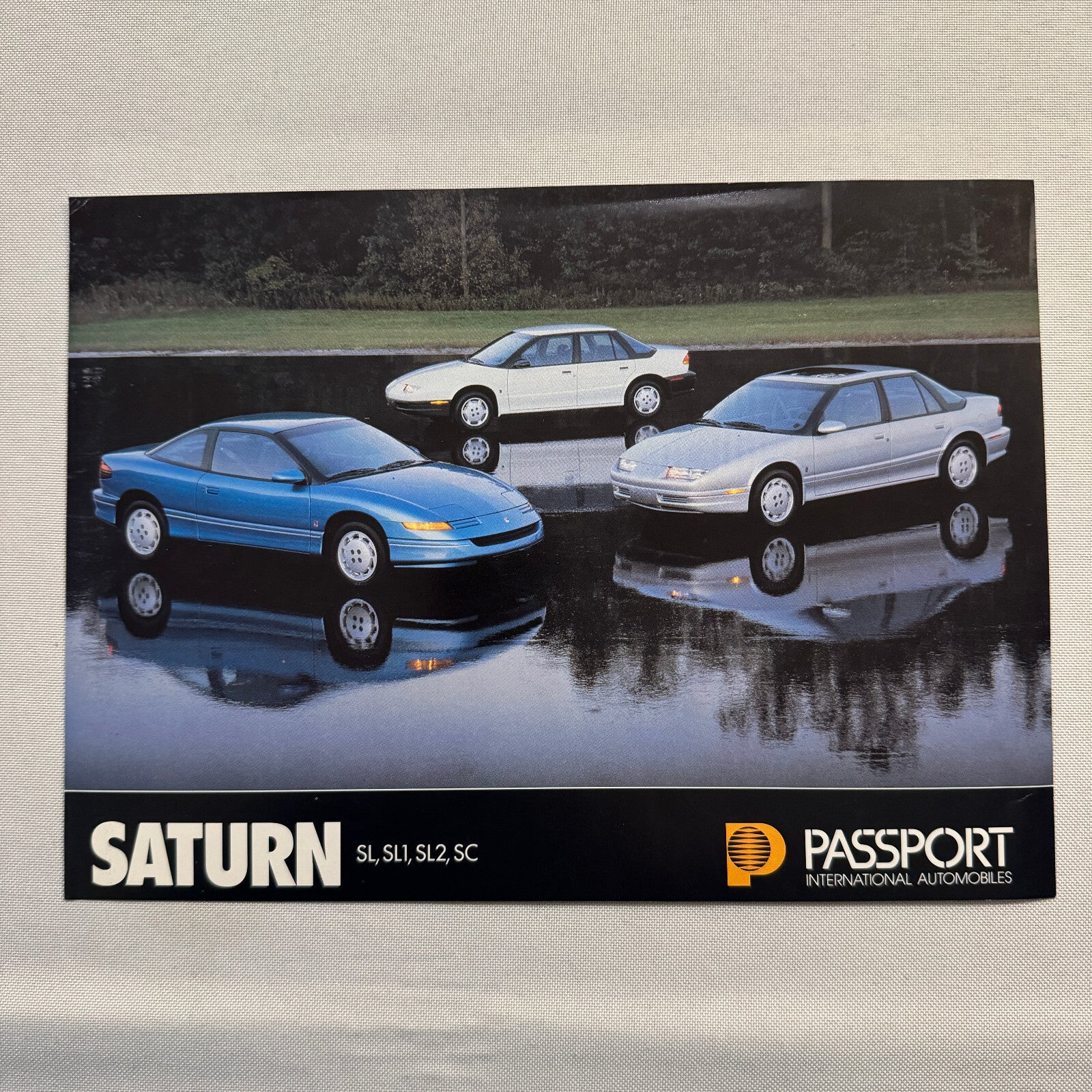 1991 Saturn Car Sales Sheet Brochure Catalog Saturn SL SL1 SL2 SC Coupe Sedan