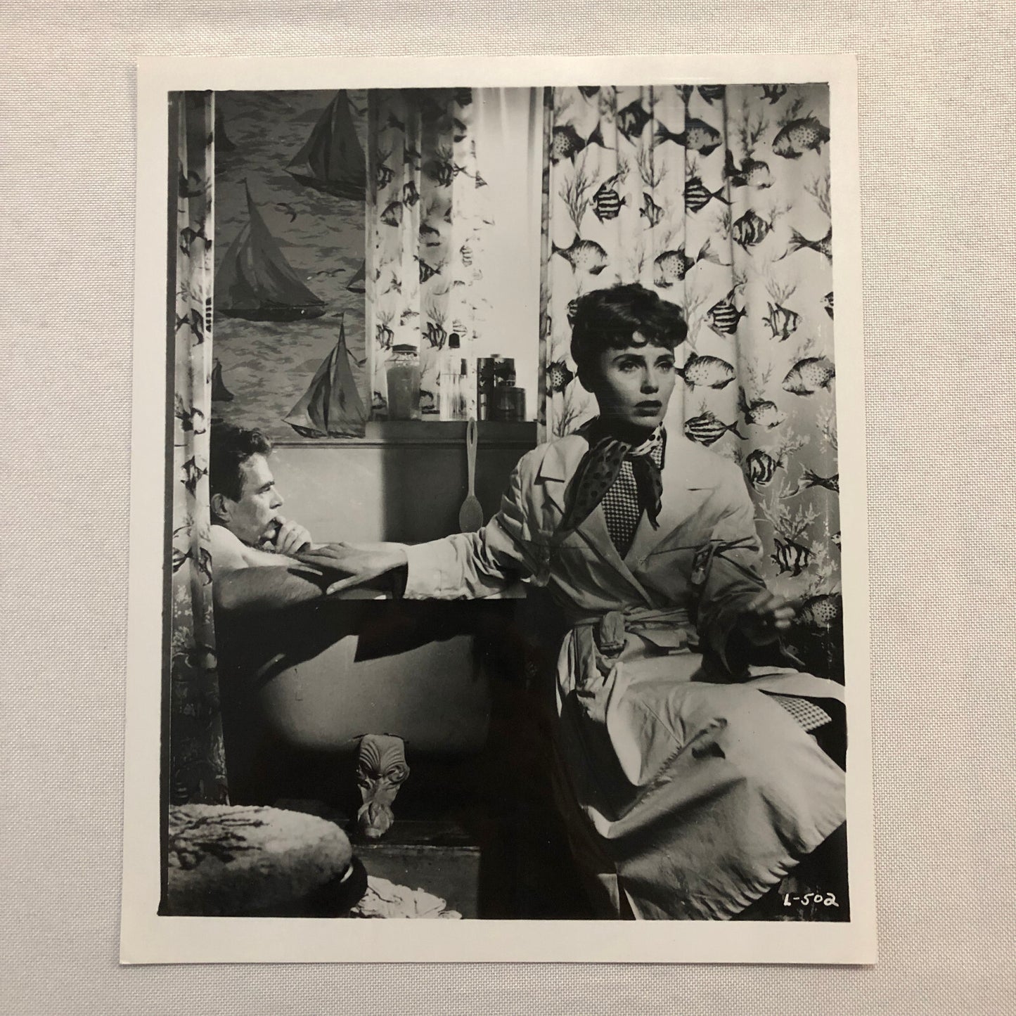 Vintage Movie Still Photo Photograph Print Unidentified Actress Actor