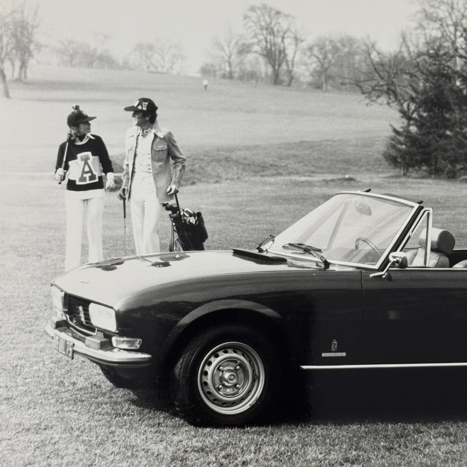 1976 Peugeot 504 Cabriolet Convertible Factory Press Photo Photograph Vintage