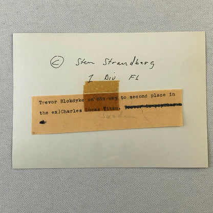 Vintage Grand Prix Car Racing Photo Photograph Print - Trevor Blokdyke Titan Car