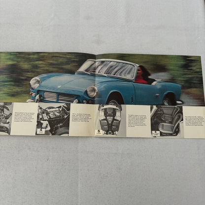Triumph Spitfire MK11 Roadster Convertible Car Sales Brochure Catalog Vintage