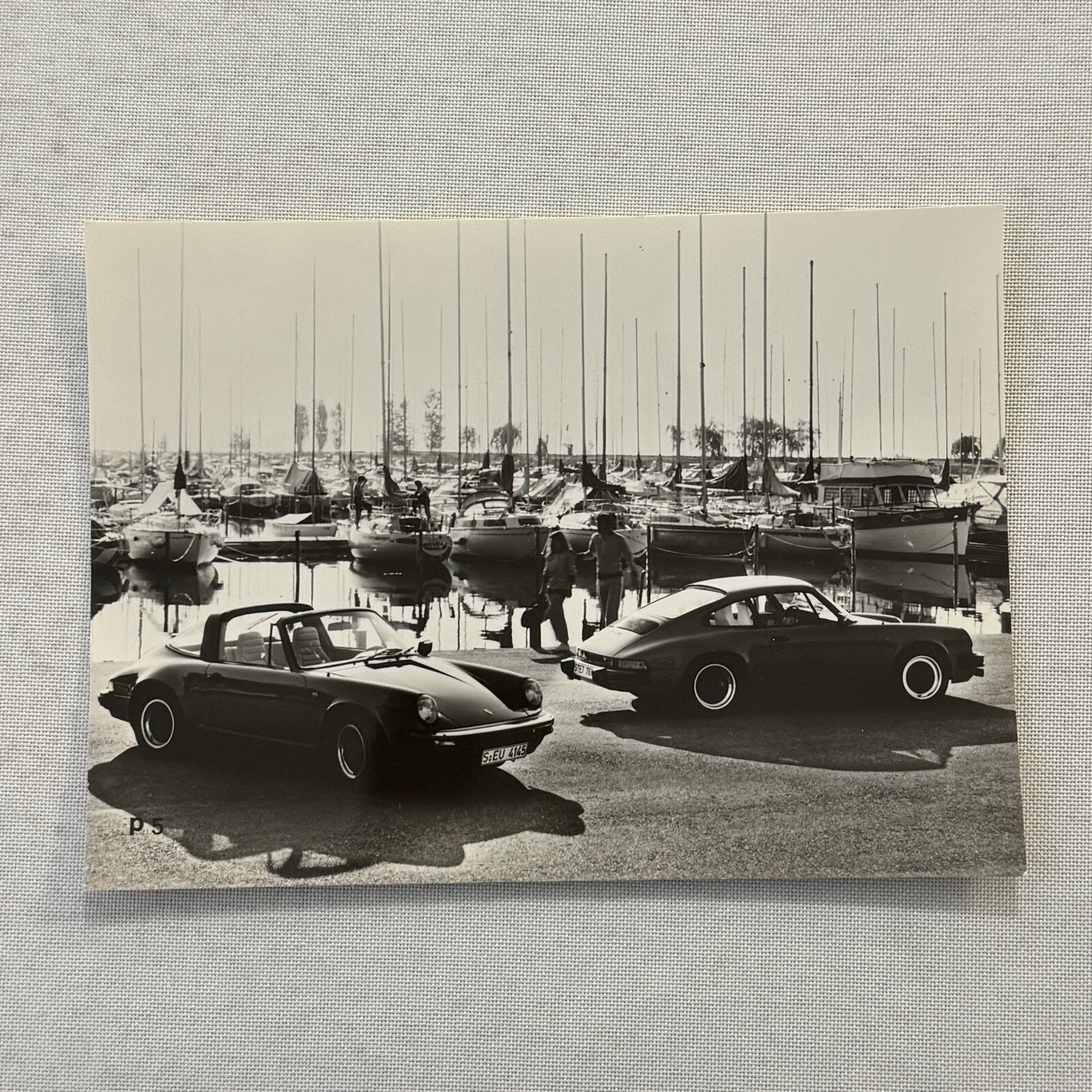 Porsche 911 Car Factory Press Photo Photograph Porsche 911 Targa Carrera 1982